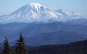 Mount Rainier from Mt Adams Bpack w Kevin
